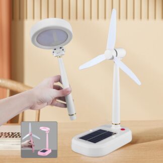 Solar Fan + LED Lamp
